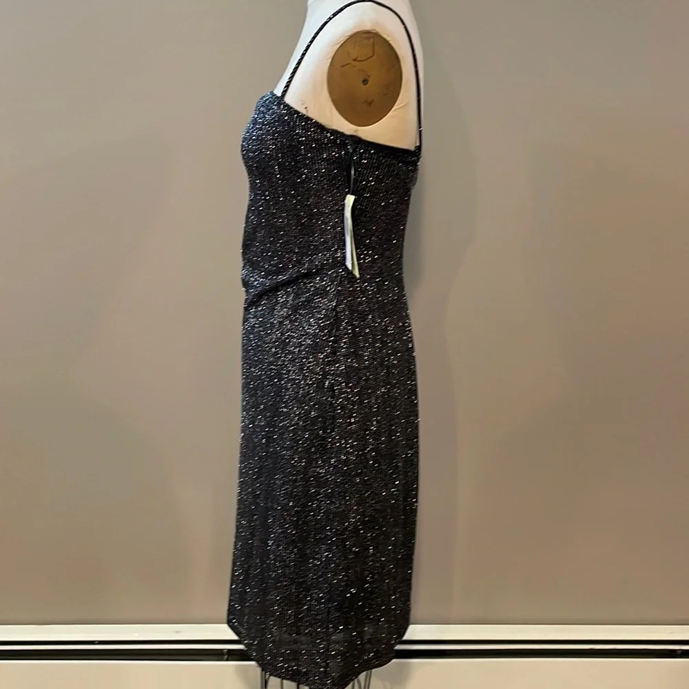 XOXO Uptown Girl glitter spaghetti strap cocktail dress - Picture 4 of 10